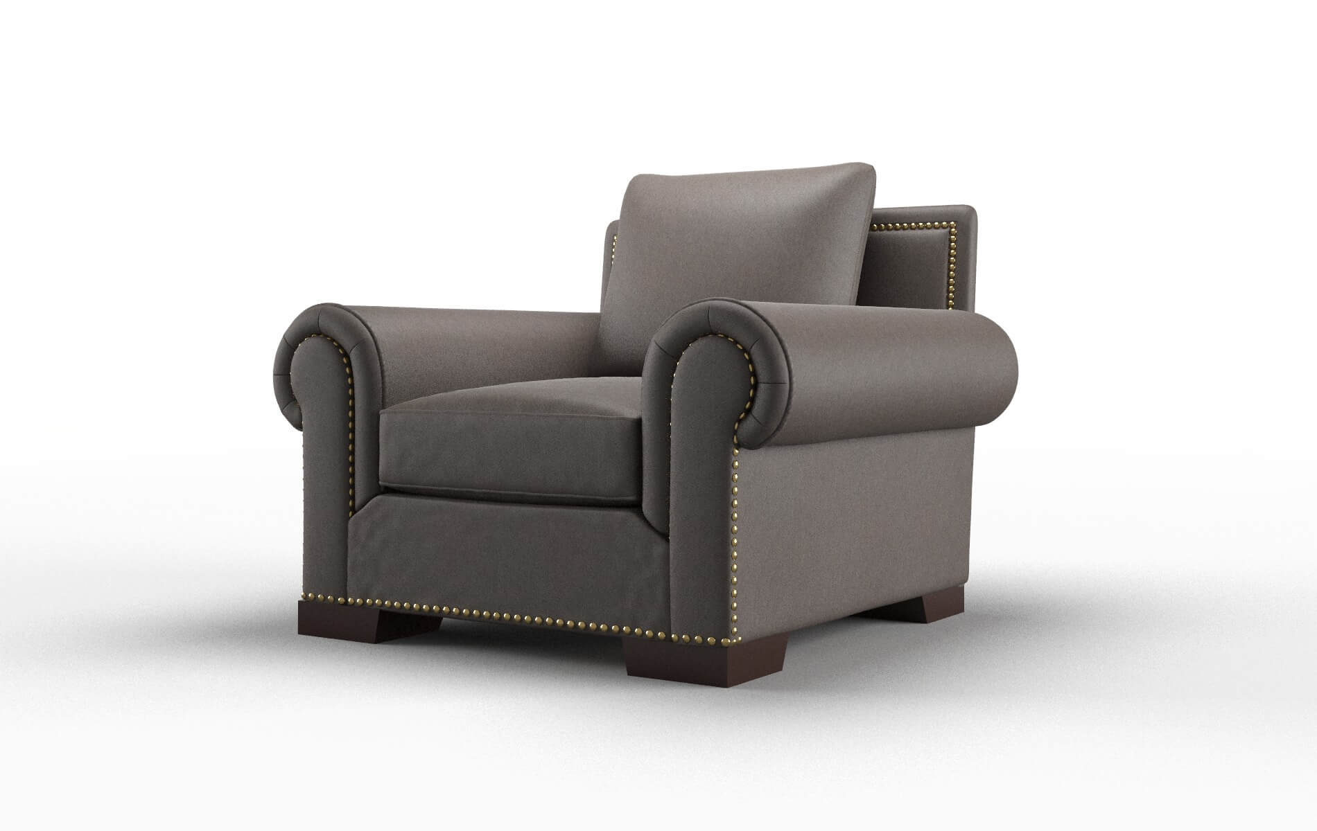 James Naples Graphite Chair espresso legs 4