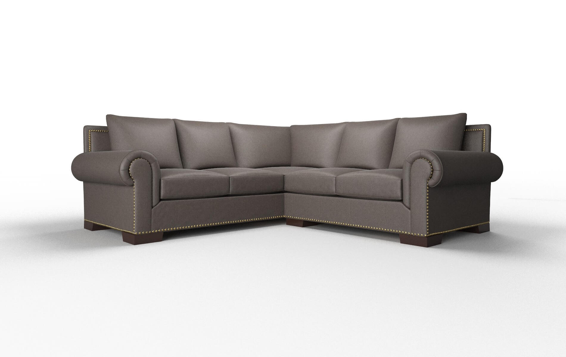 James Naples graphite Sectional Espresso Legs  1