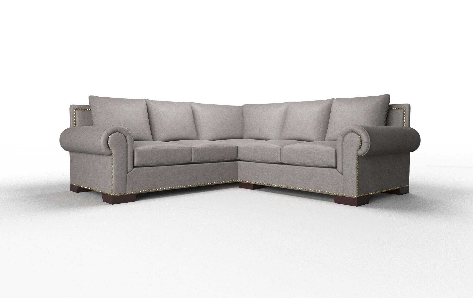 James Noble Otter Sectional espresso legs 1