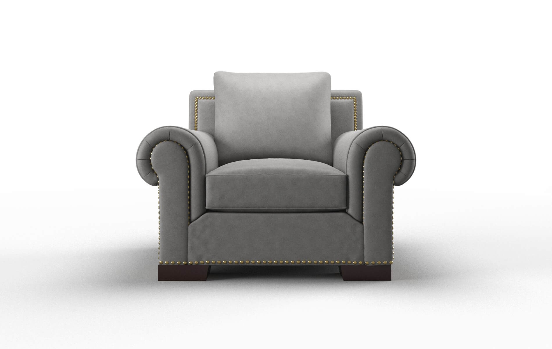 James Noble smoke Chair Espresso Legs  1