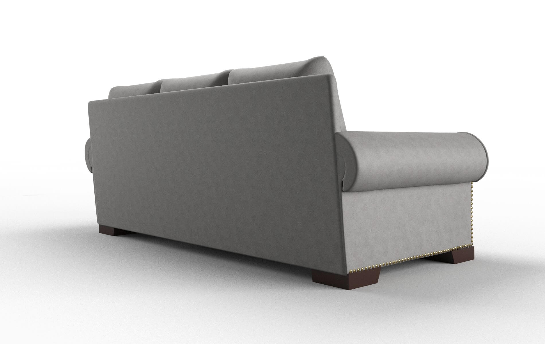 James Noble Smoke Sofa espresso legs 5