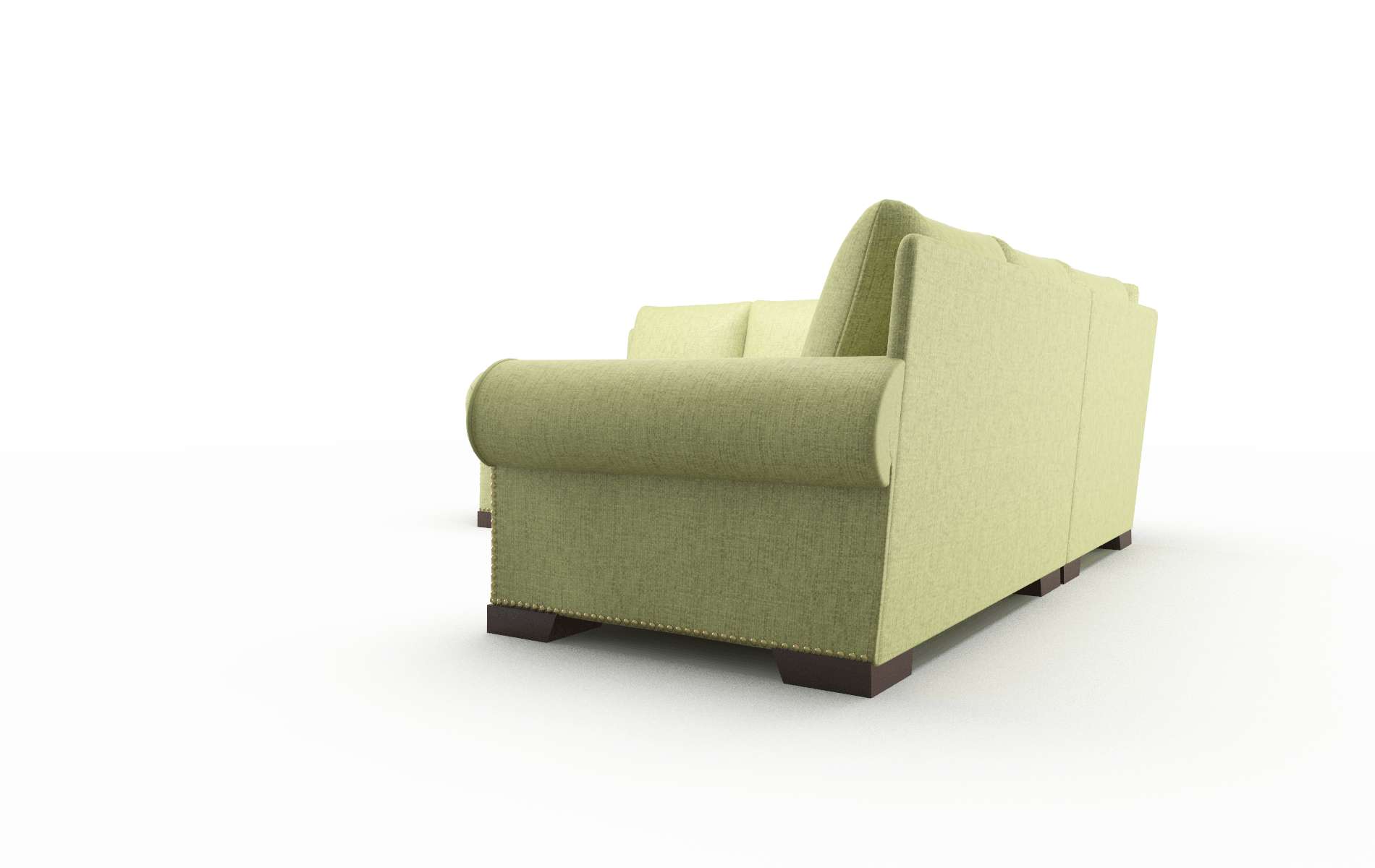 James Notion Appletini Sectional espresso legs 4