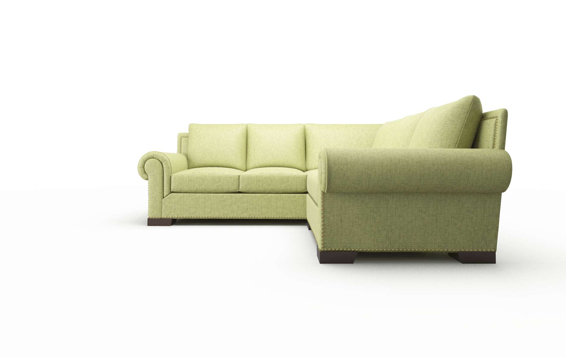 James Notion Appletini Sectional espresso legs 5