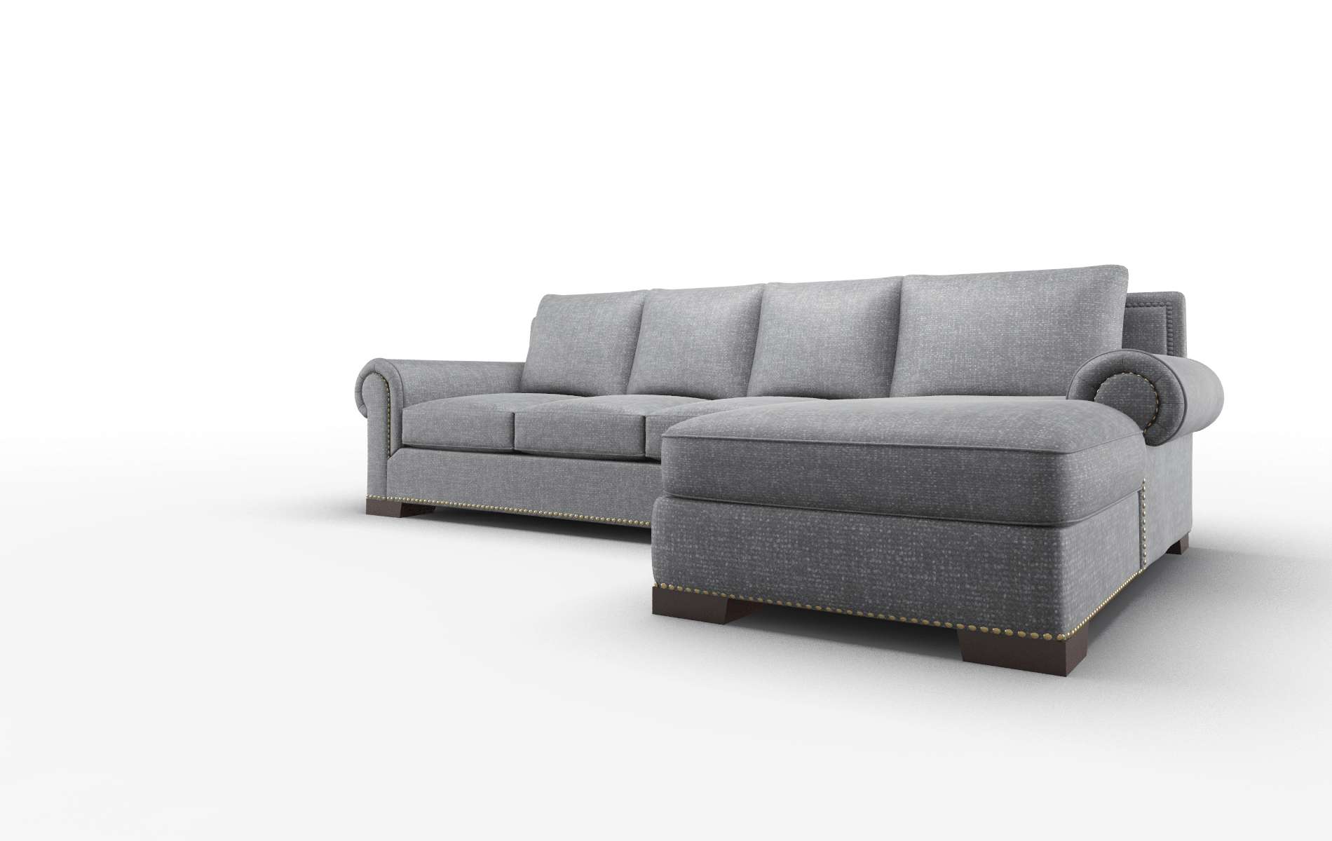 James Notion Graphite Panel espresso legs 4