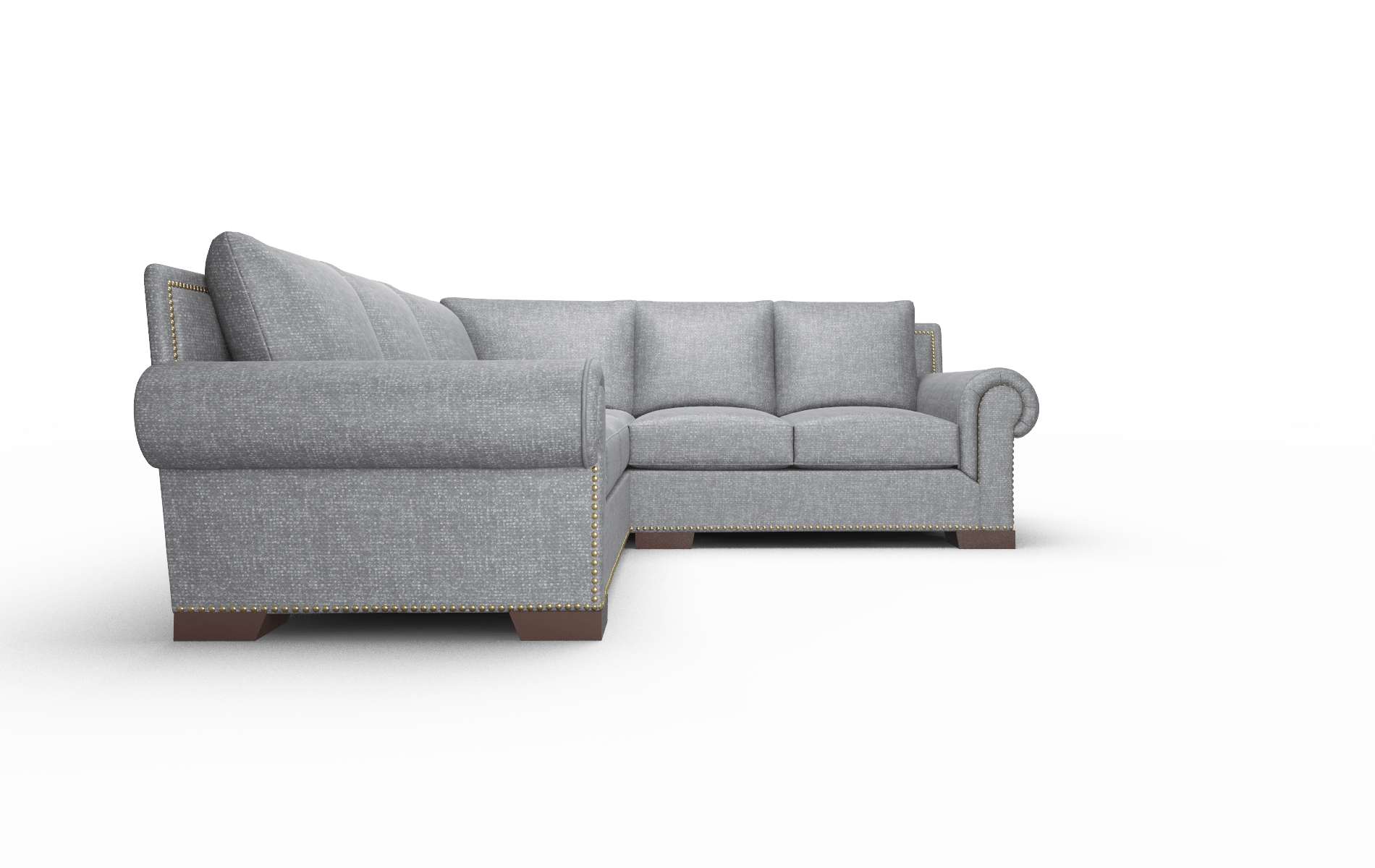 James Notion Graphite Sectional espresso legs 2