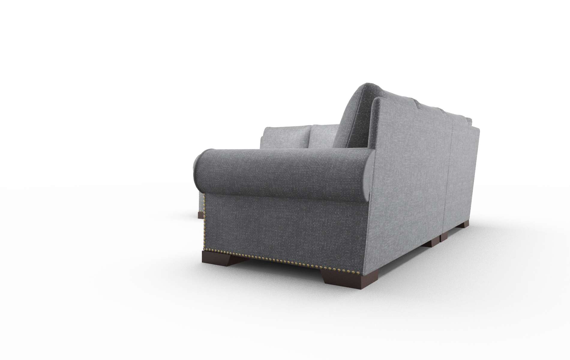 James Notion Graphite Sectional espresso legs 4