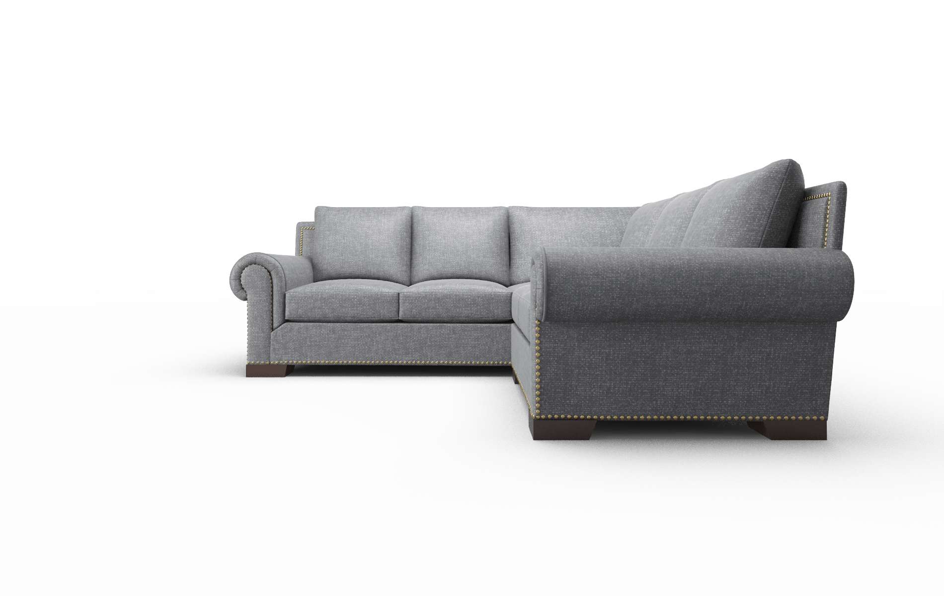 James Notion Graphite Sectional espresso legs 5