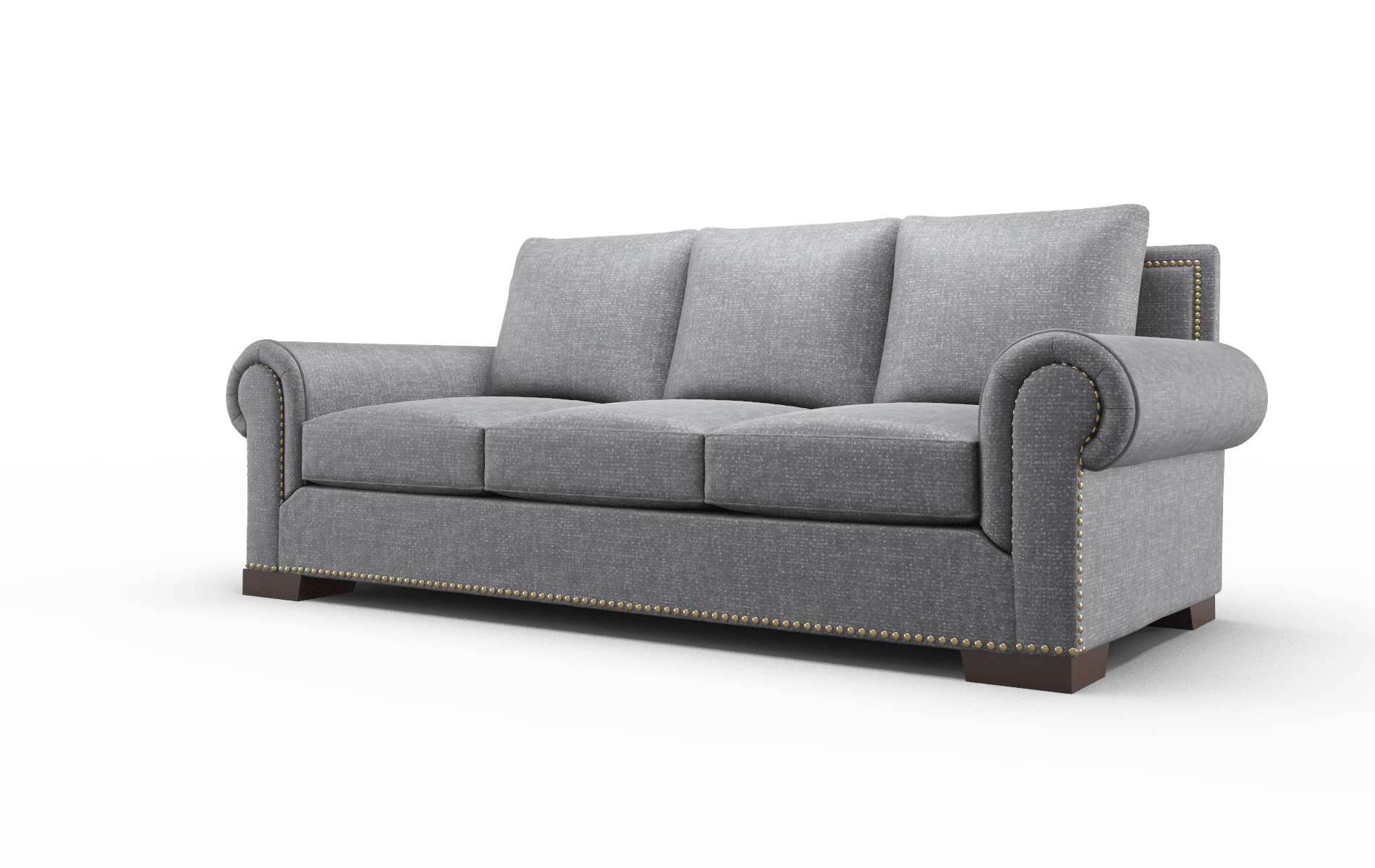 James Notion Graphite Sofa espresso legs 4