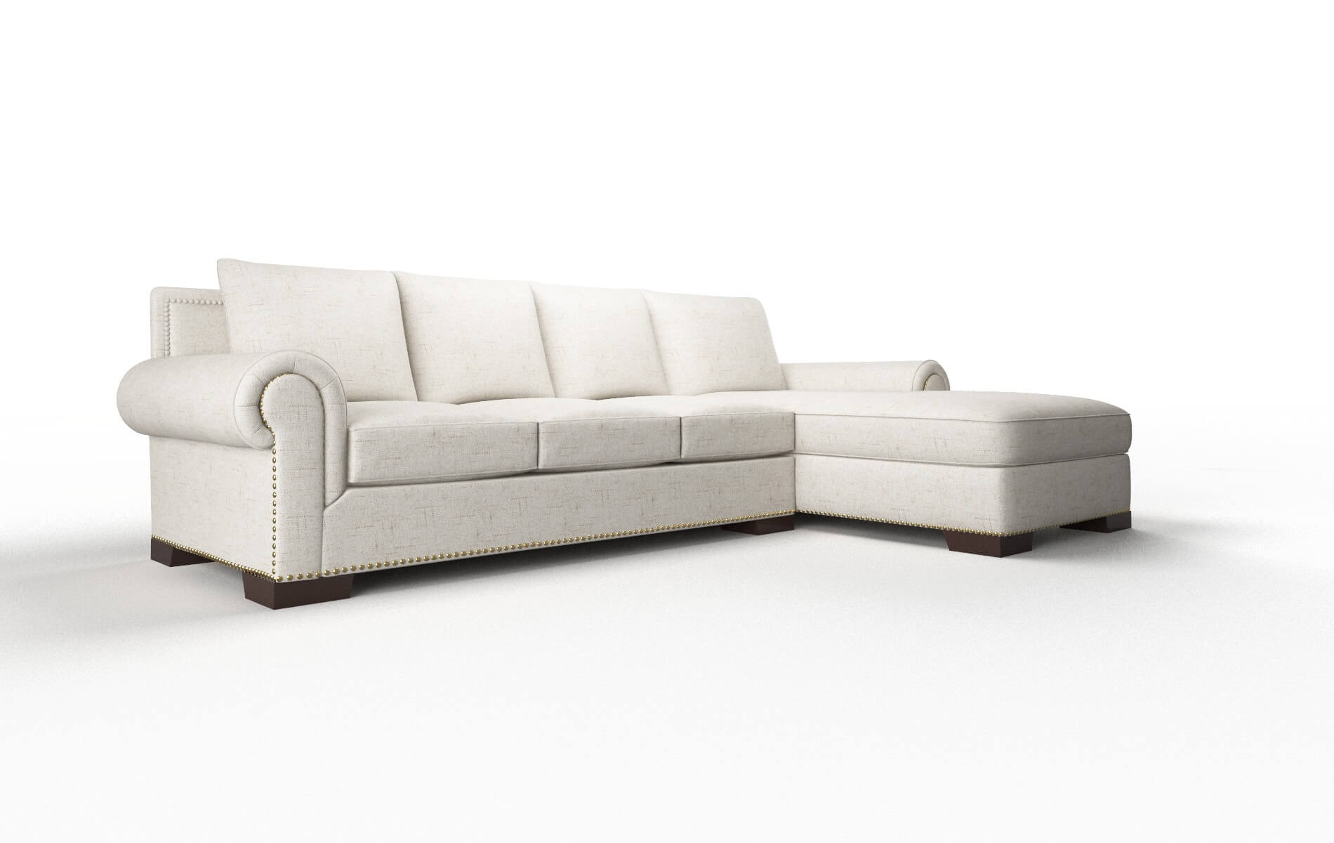 James Oceanside Natural Panel espresso legs 2