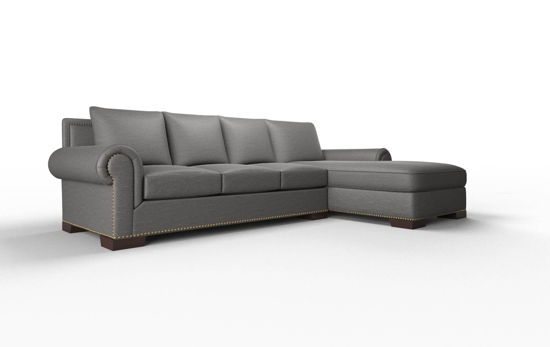 James Oscar Grey Panel espresso legs 2