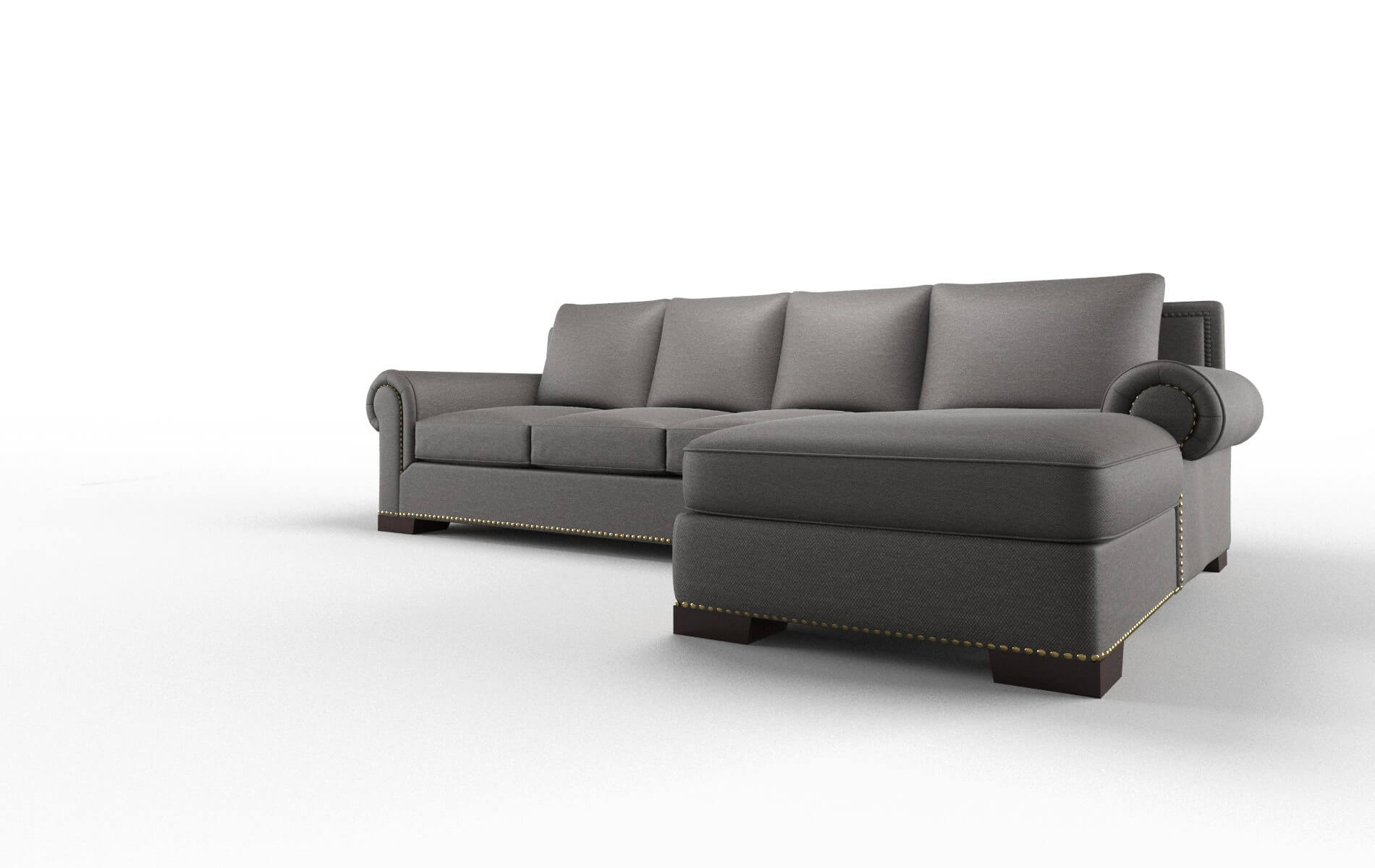 James Oscar Grey Panel espresso legs 4