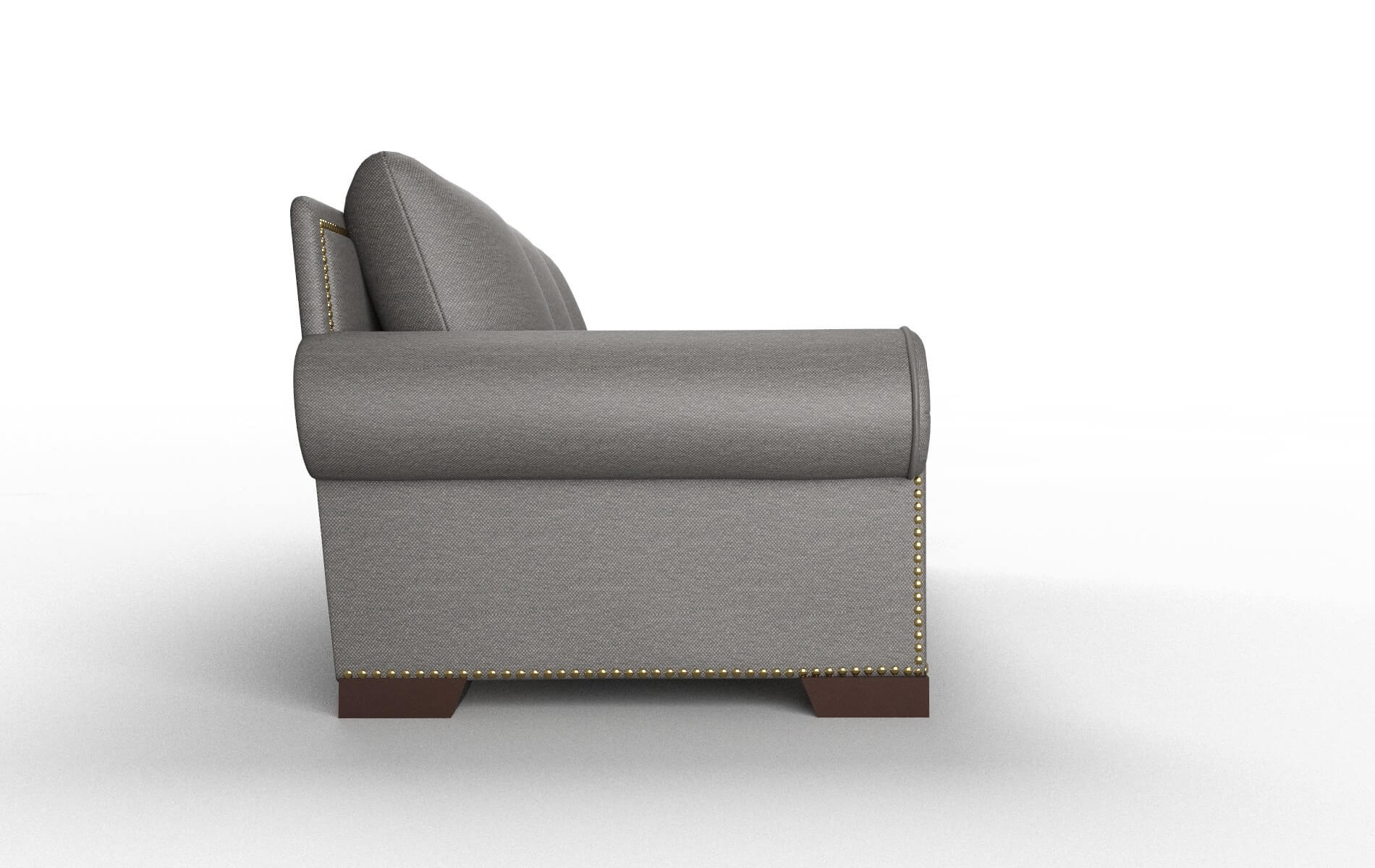 James Oscar Grey Sofa espresso legs 3