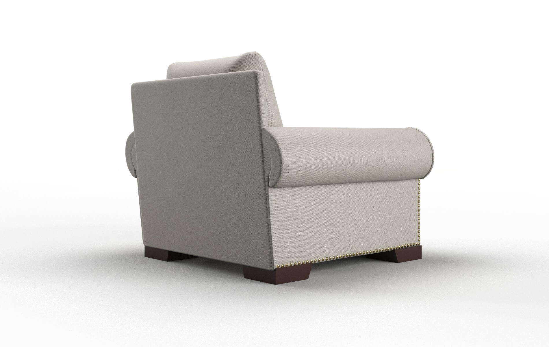 James Oscar Silver Chair espresso legs 5