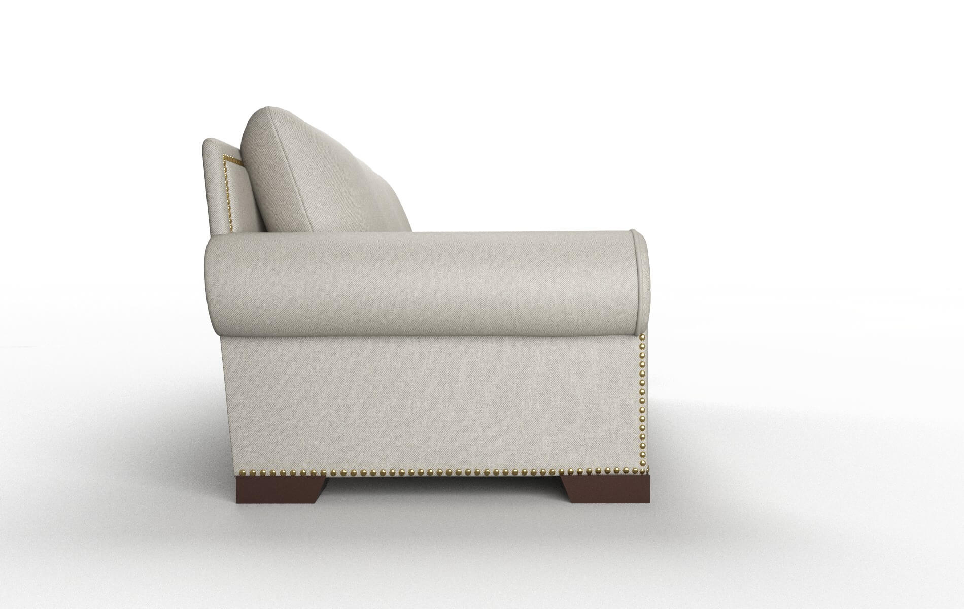 James Oscar Silver Sofa espresso legs 3