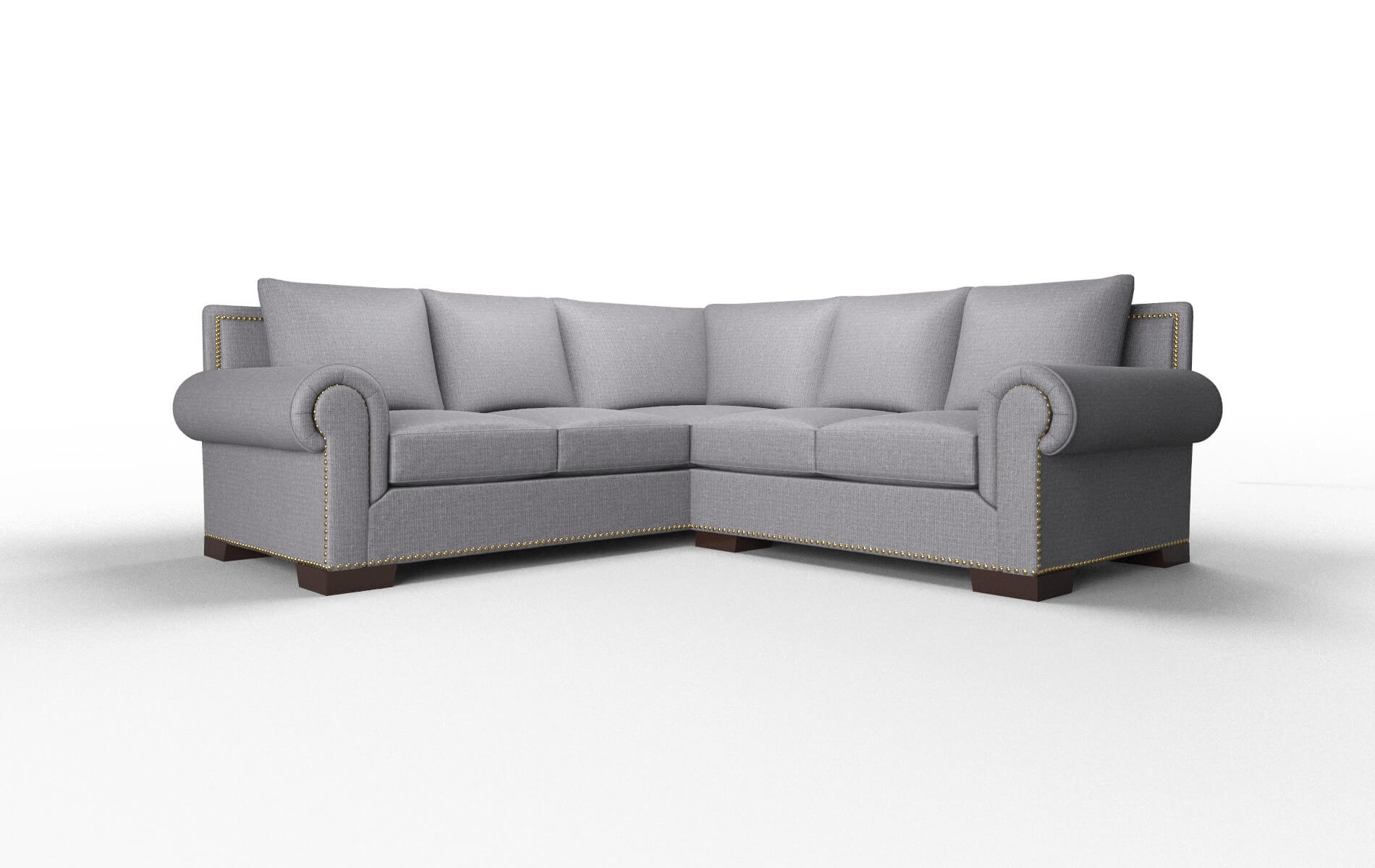 James Parker Ash Sectional espresso legs 1