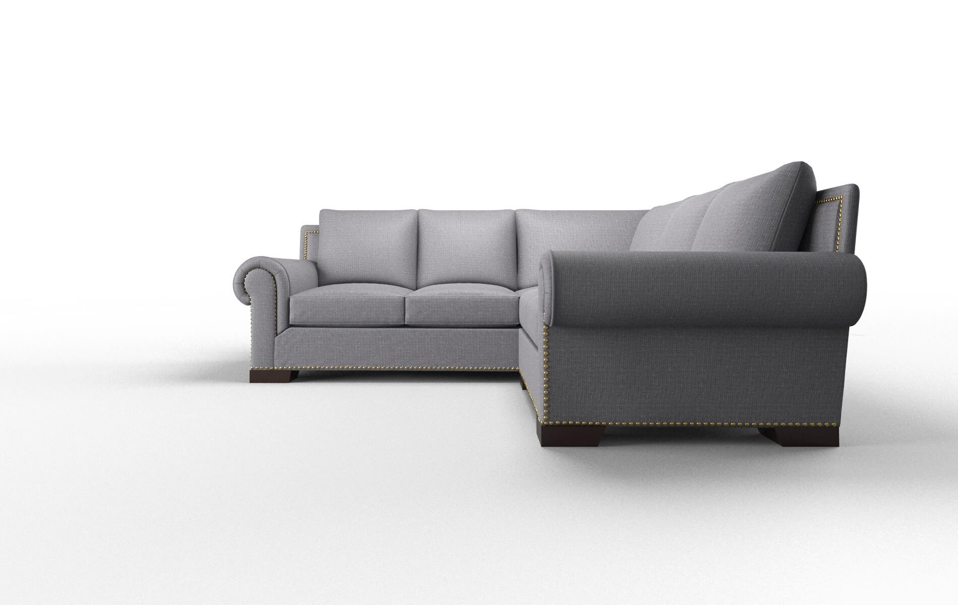 James Parker Ash Sectional espresso legs 5