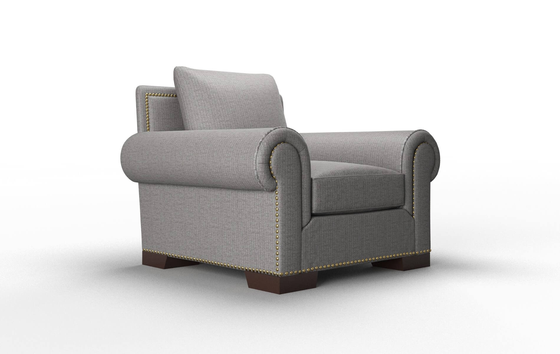 James Parker Graphite Chair espresso legs 2