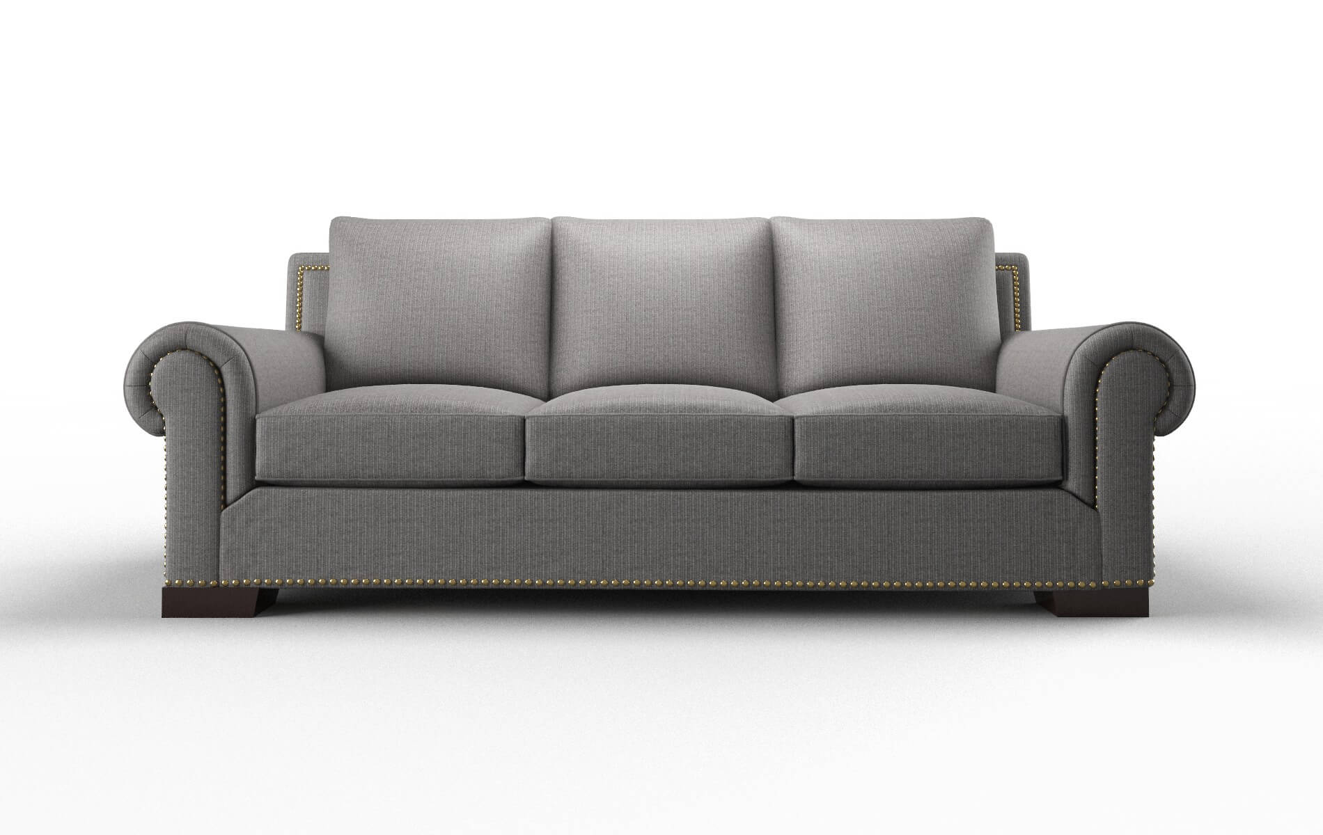 James Parker Graphite Sofa espresso legs 1