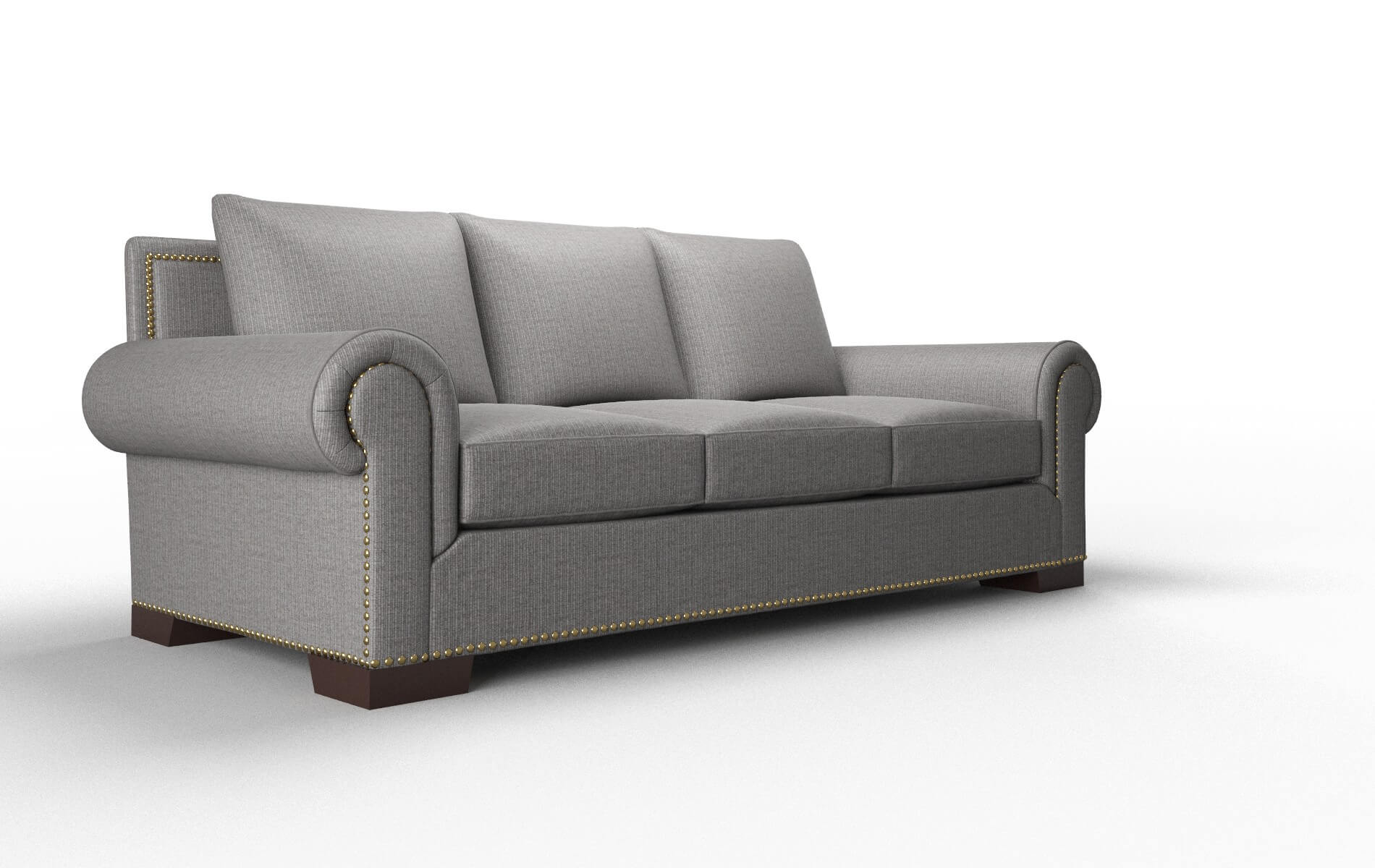 James Parker Graphite Sofa espresso legs 2