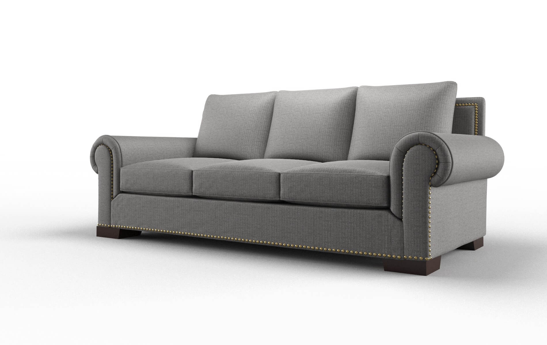 James Parker Graphite Sofa espresso legs 4