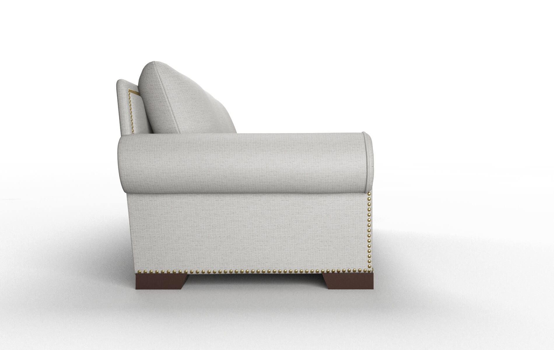 James Parker Silver Sofa espresso legs 3