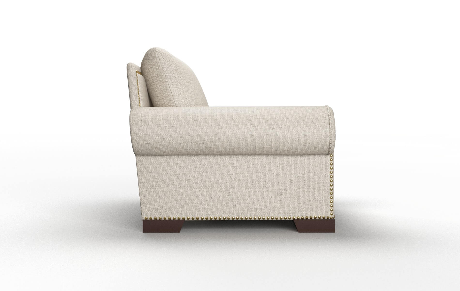 James Parker Wheat Chair espresso legs 3