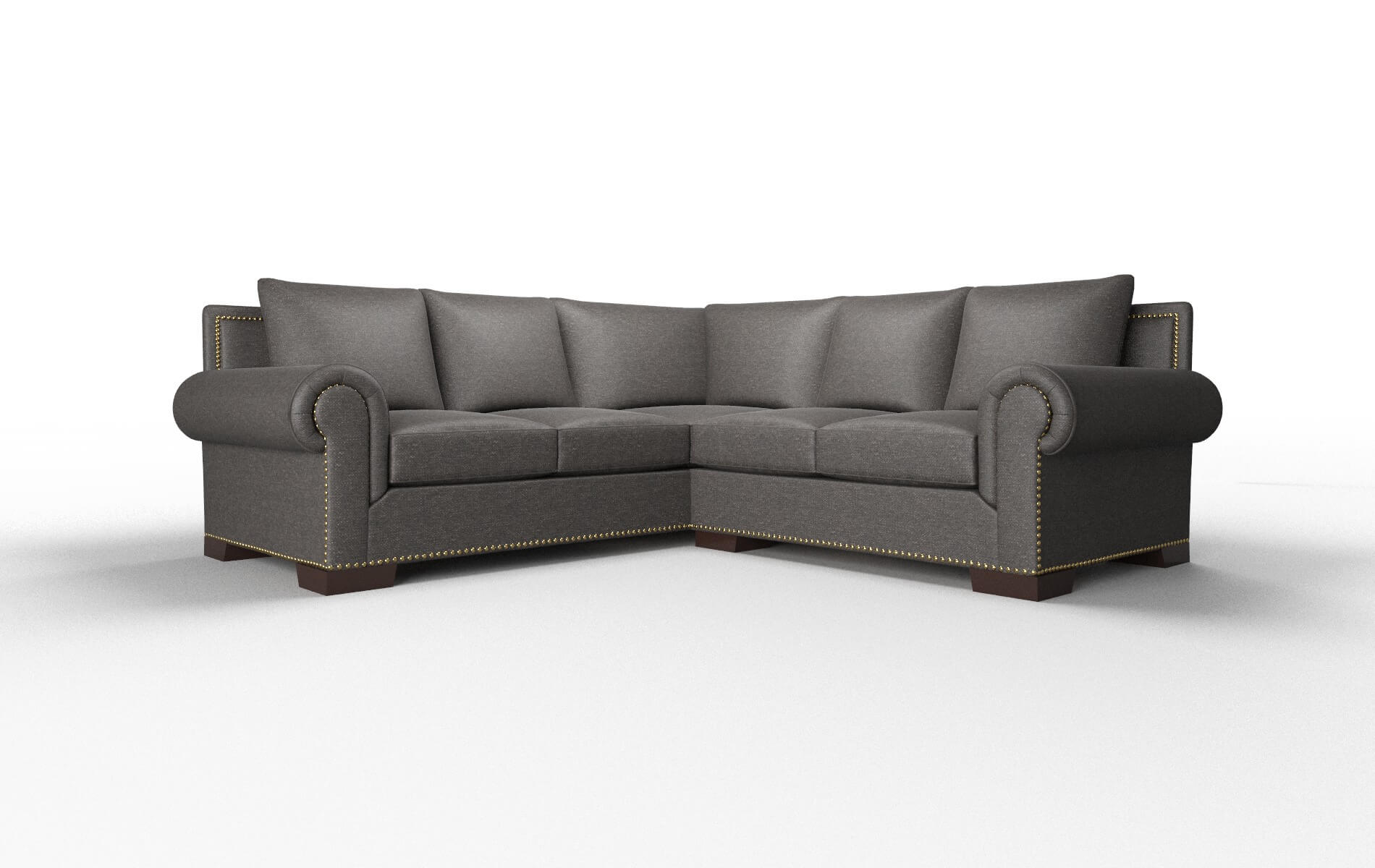James Phoenix chocolate Sectional Espresso Legs  1
