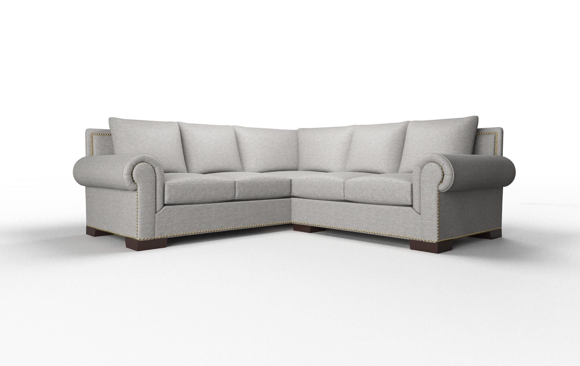 James Phoenix smoke Sectional Espresso Legs  1