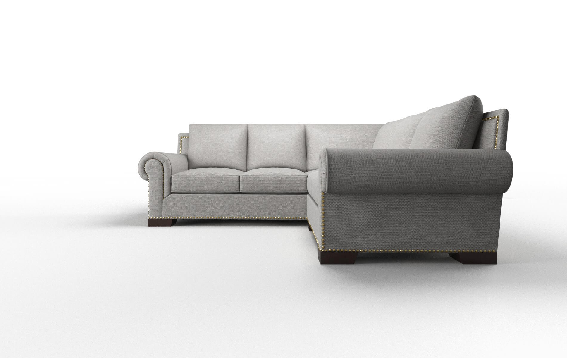 James Phoenix Smoke Sectional espresso legs 5