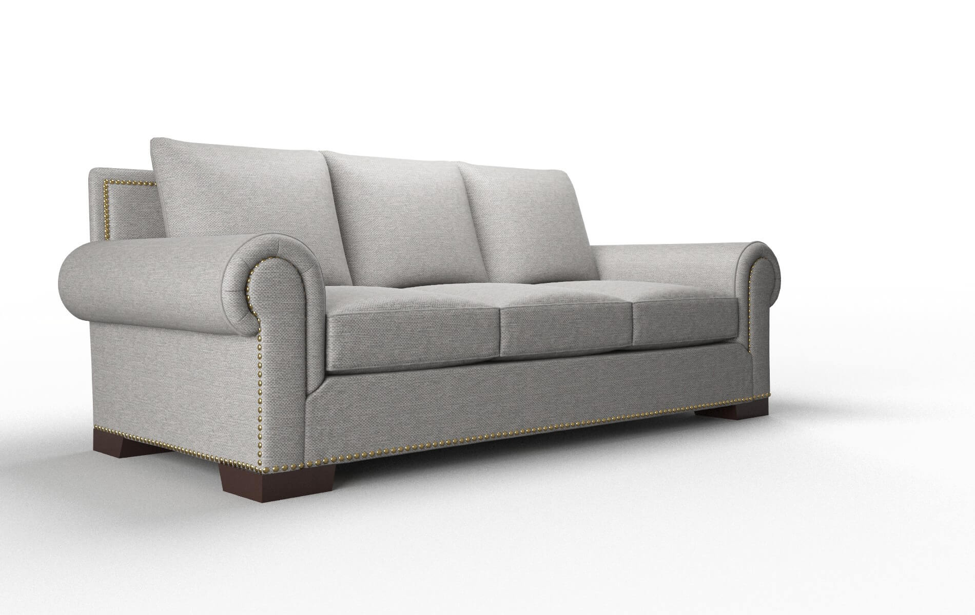 James Phoenix Smoke Sofa espresso legs 2