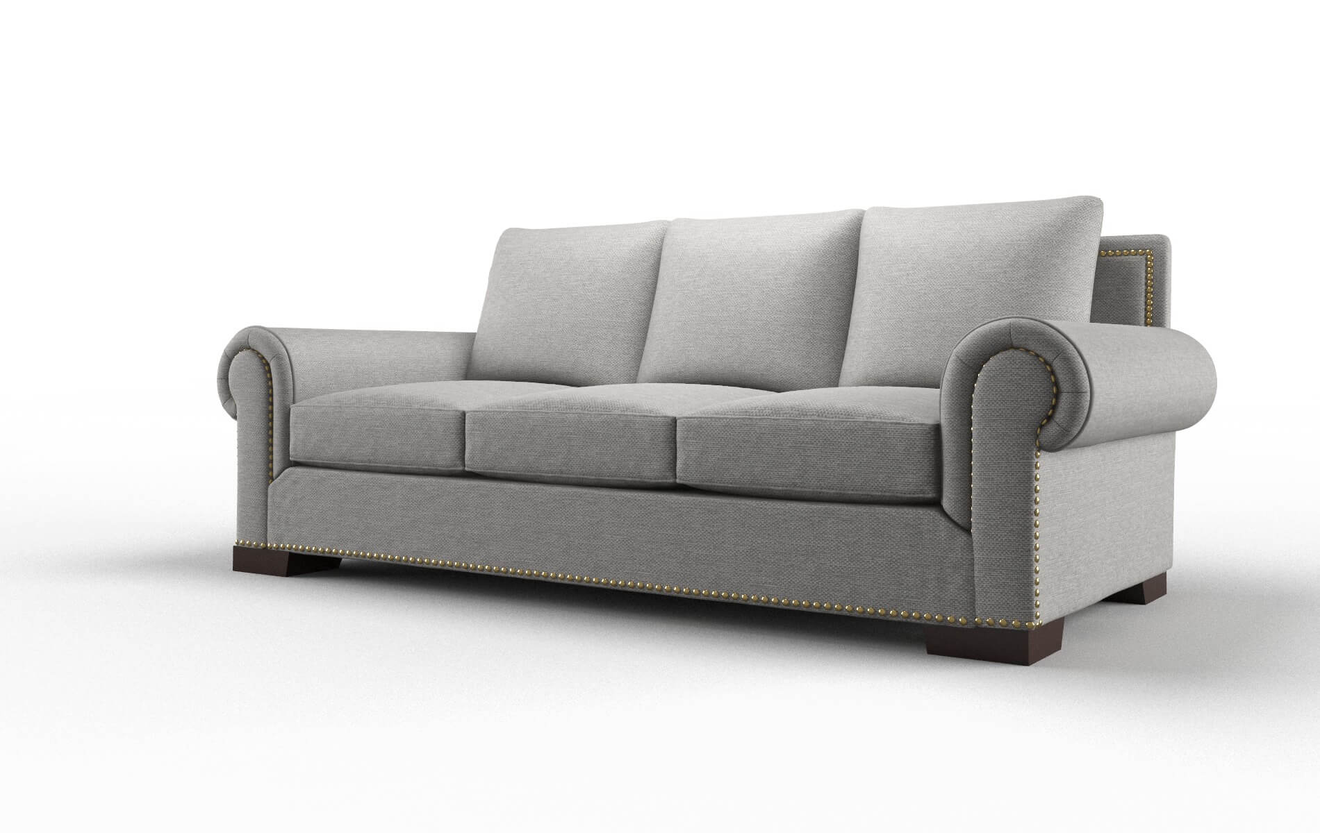 James Phoenix Smoke Sofa espresso legs 4