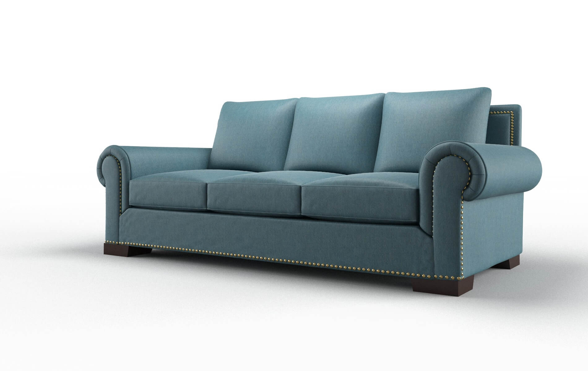 James Portland Prussian Sofa espresso legs 4