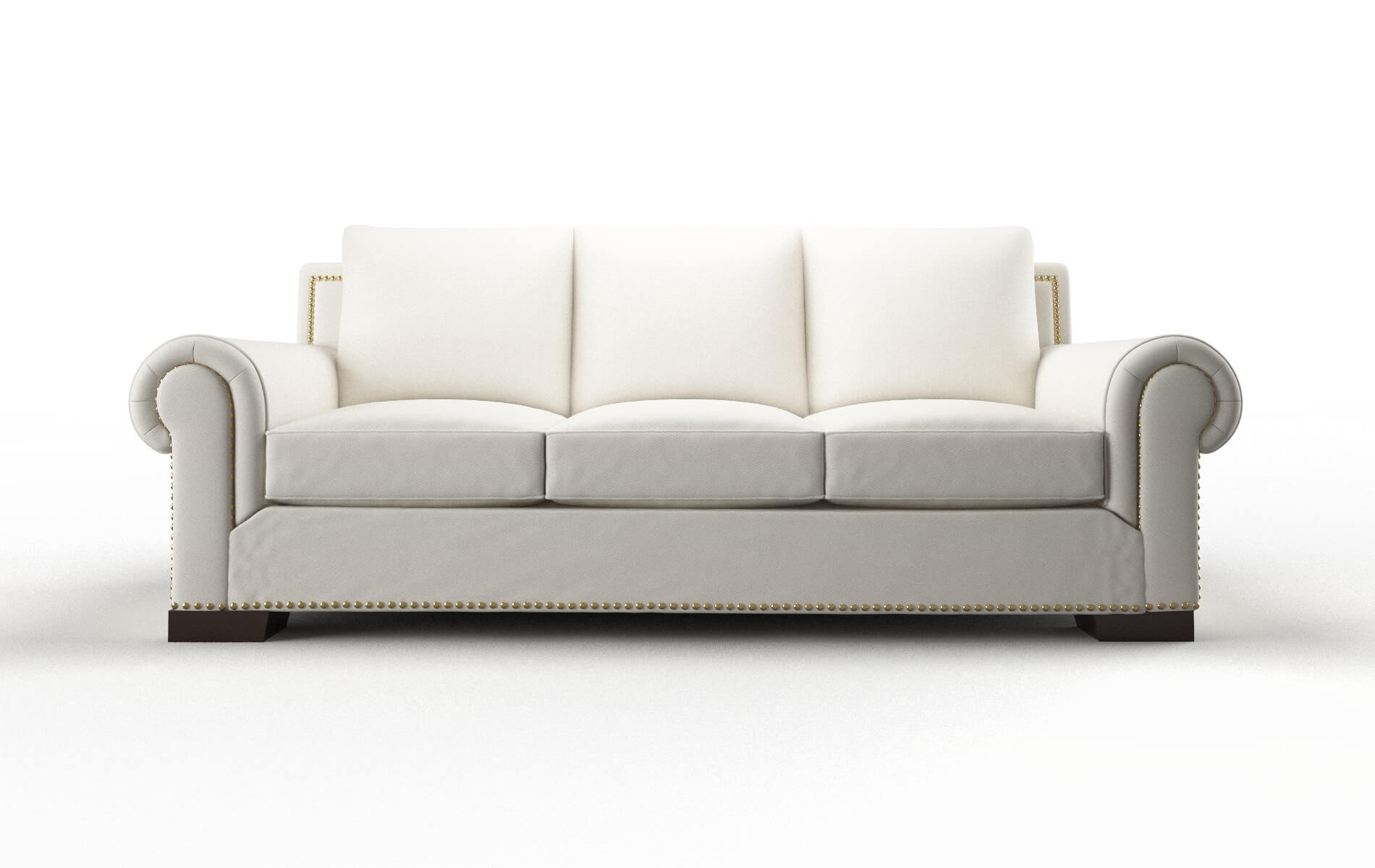 James R_prize Cream Sofa espresso legs 1