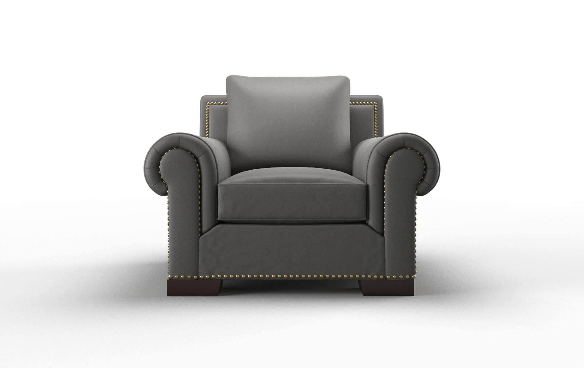 James Rocket charcoal Chair Espresso Legs  1