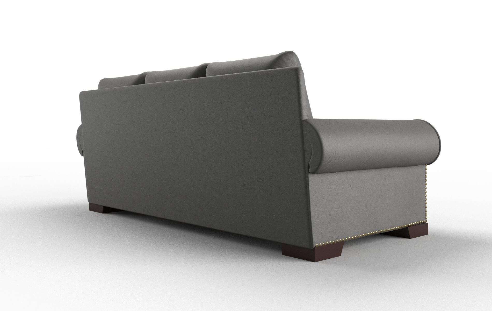 James Rocket Charcoal Sofa espresso legs 5