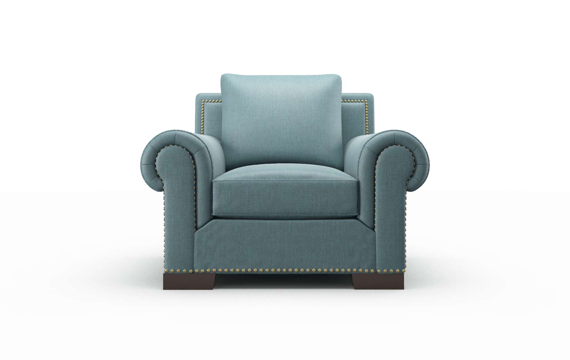James Rocket peacock Chair Espresso Legs  1