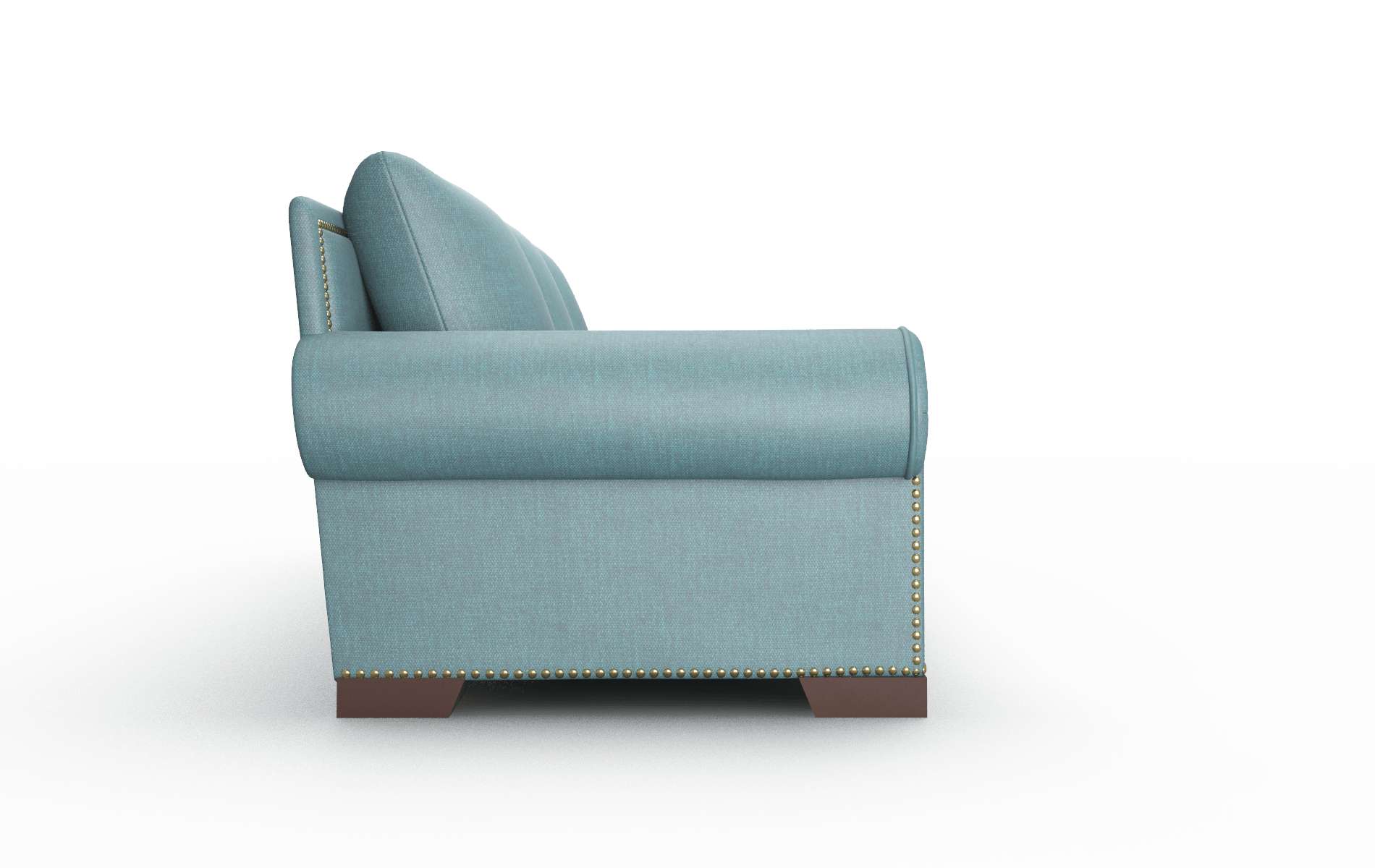 James Rocket Peacock Sofa espresso legs 3