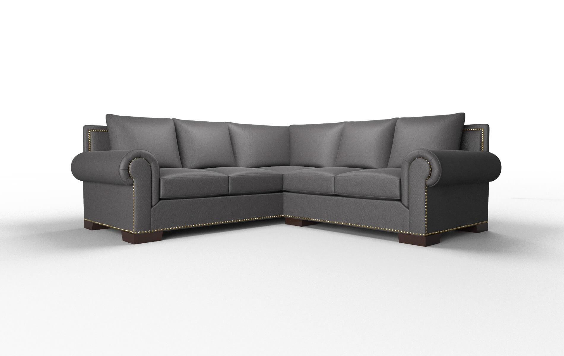 James Royale Eclipse Sectional espresso legs 1
