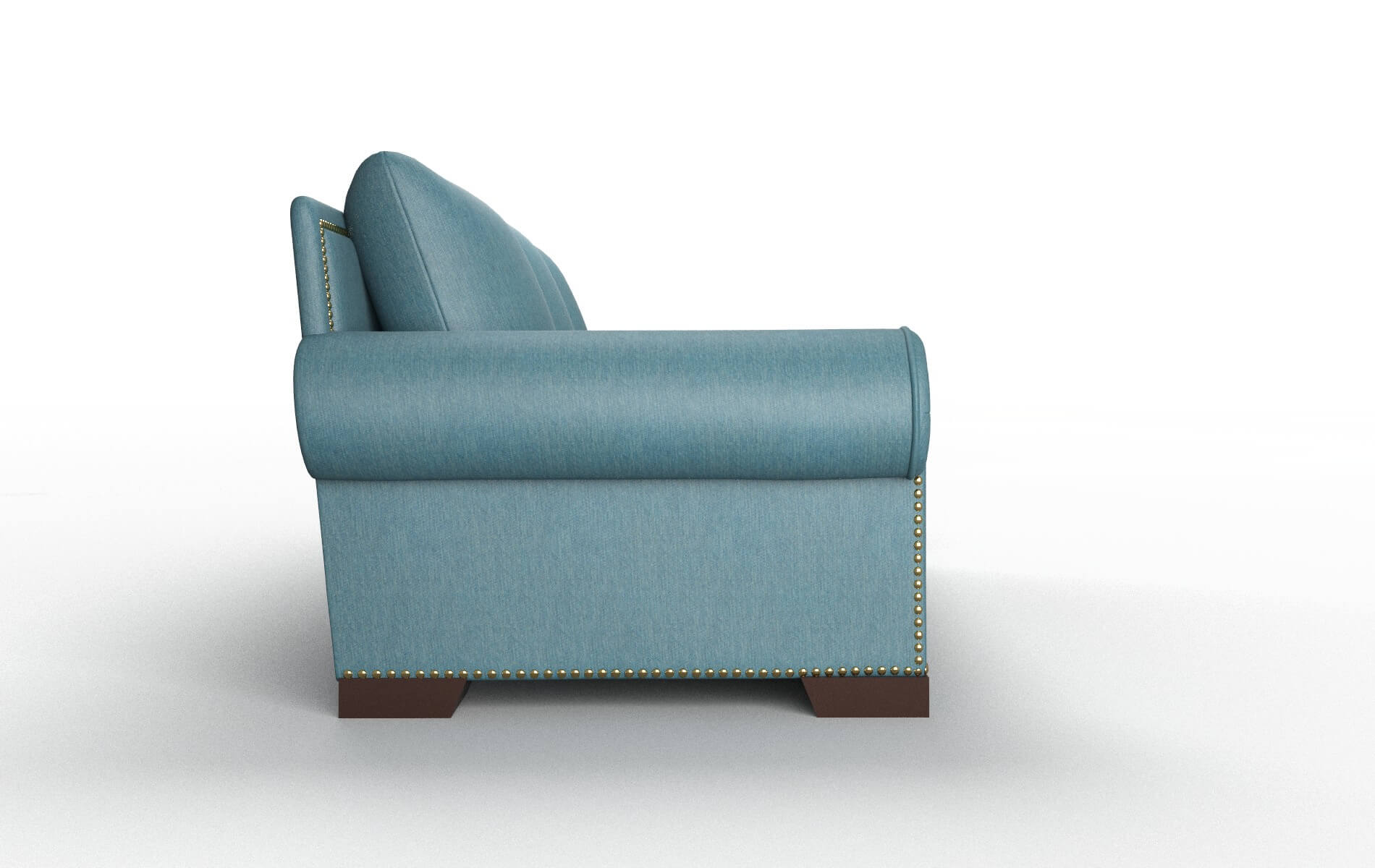 James Royale Electric_blue Sofa espresso legs 3