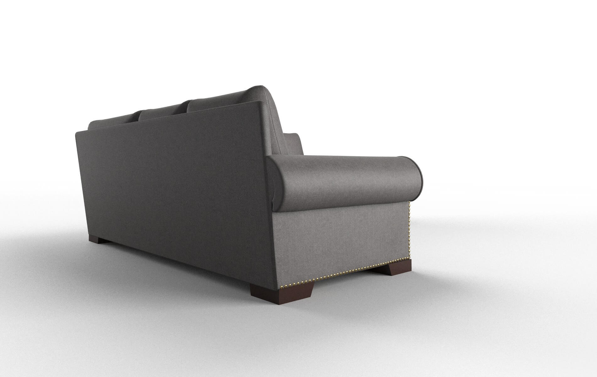 James Sasha Grey Sectional espresso legs 3