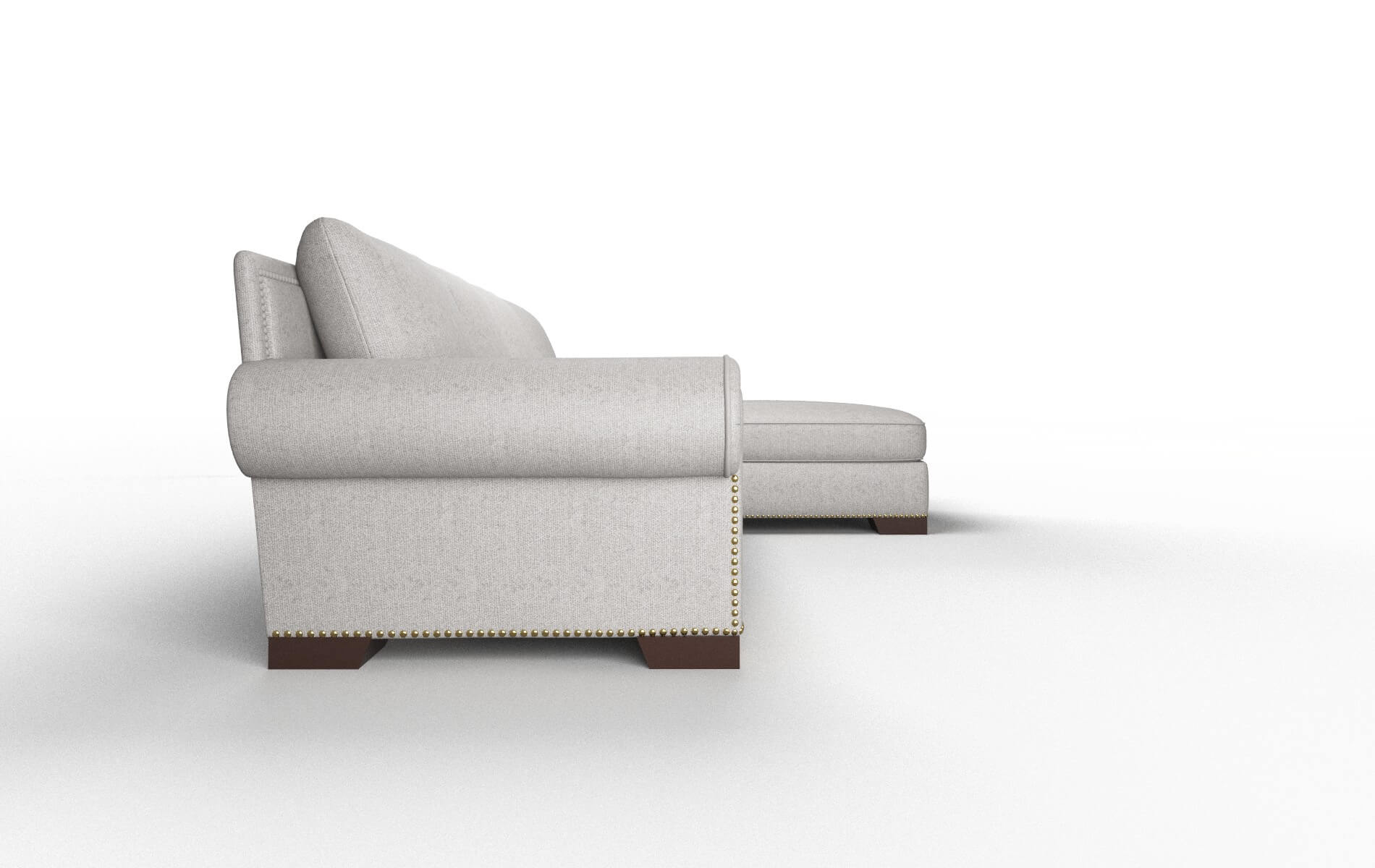 James Sasha Silver Panel espresso legs 3