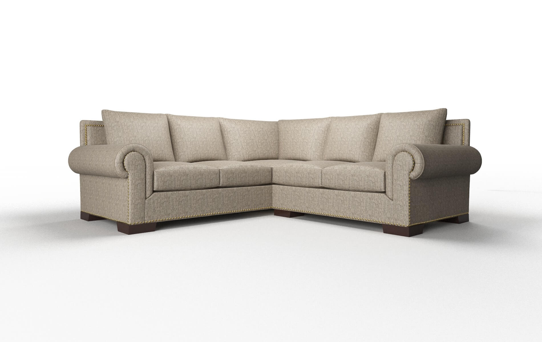 James Solifestyle 51 Sectional espresso legs 1