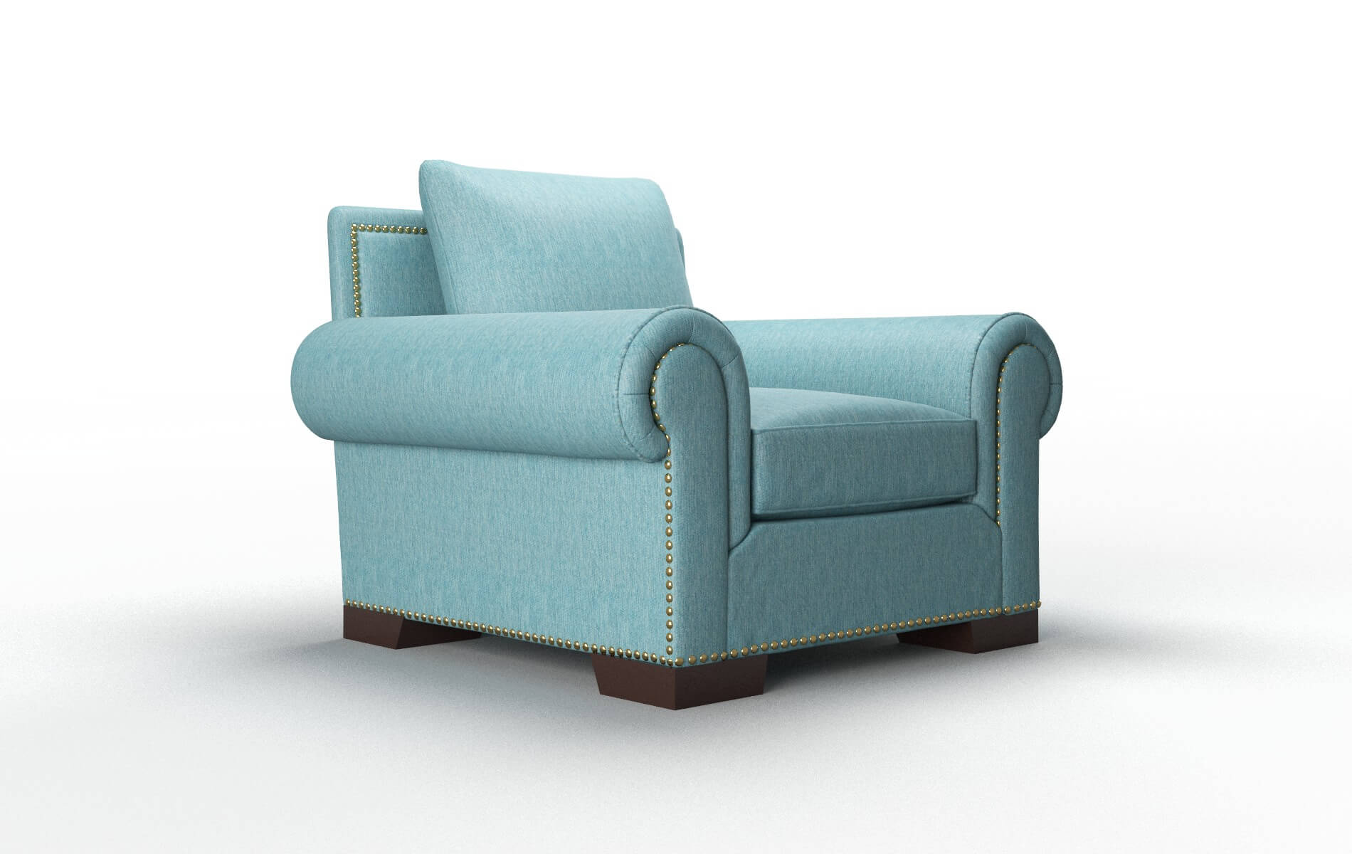James Sorrento Denim Chair espresso legs 2