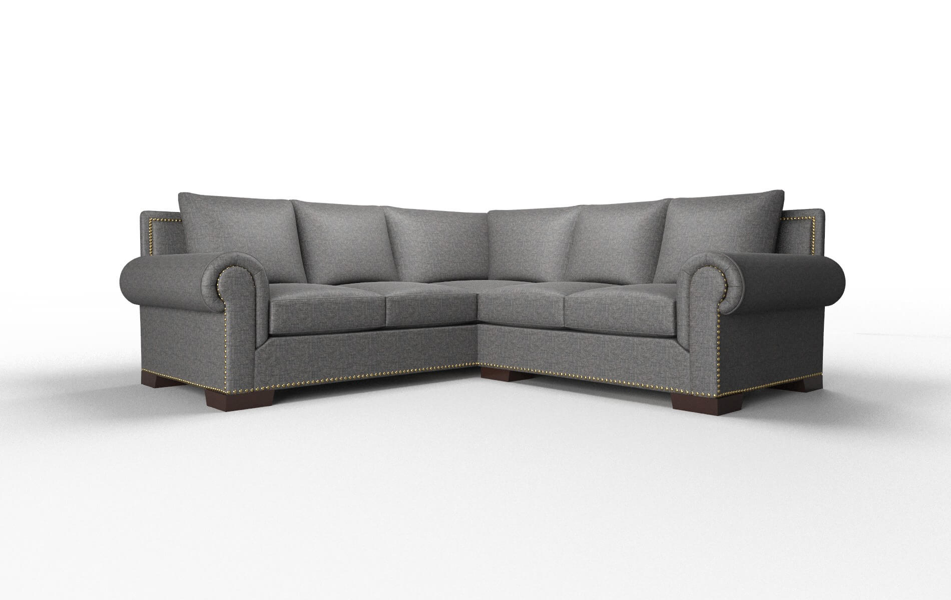 James Sosoftness 51 Sectional espresso legs 1