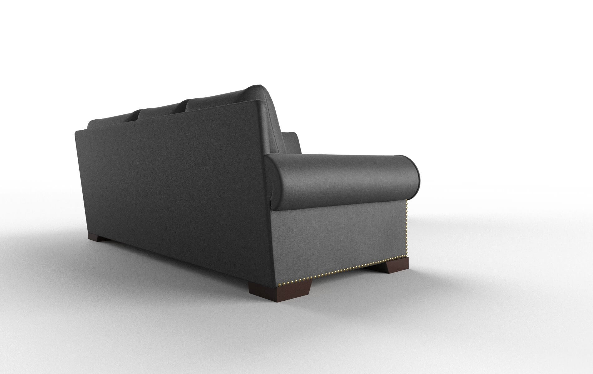 James Sosoftness 54 Sectional espresso legs 3