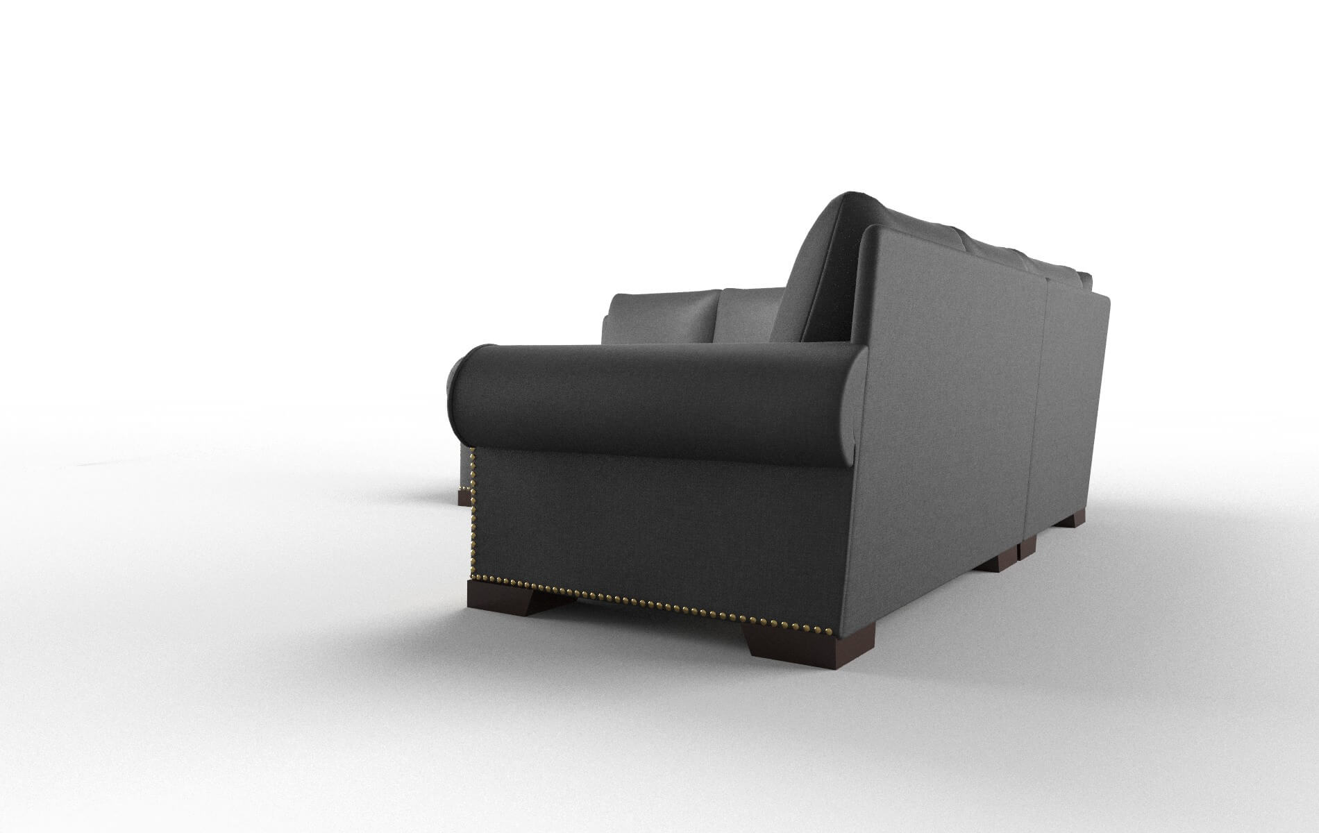 James Sosoftness 54 Sectional espresso legs 4