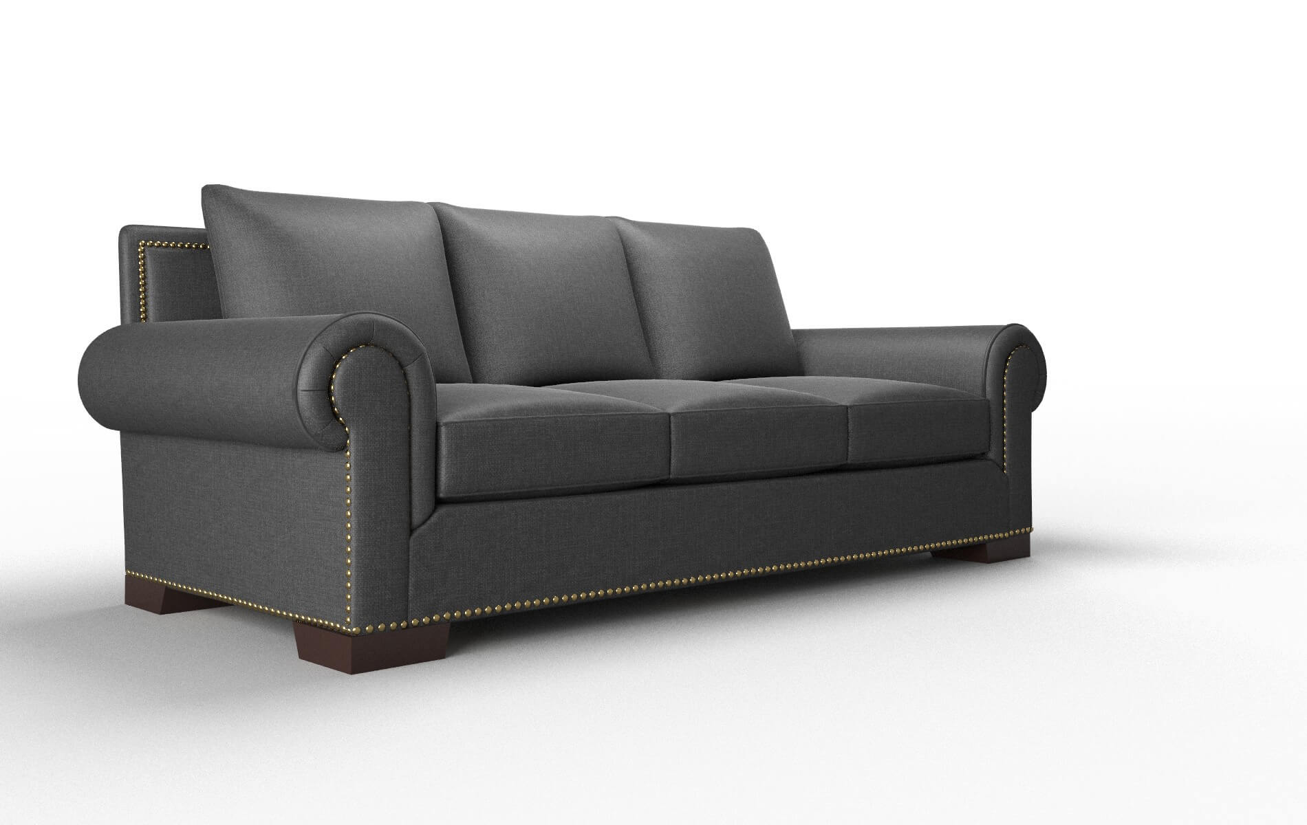 James Sosoftness 54 Sofa espresso legs 2