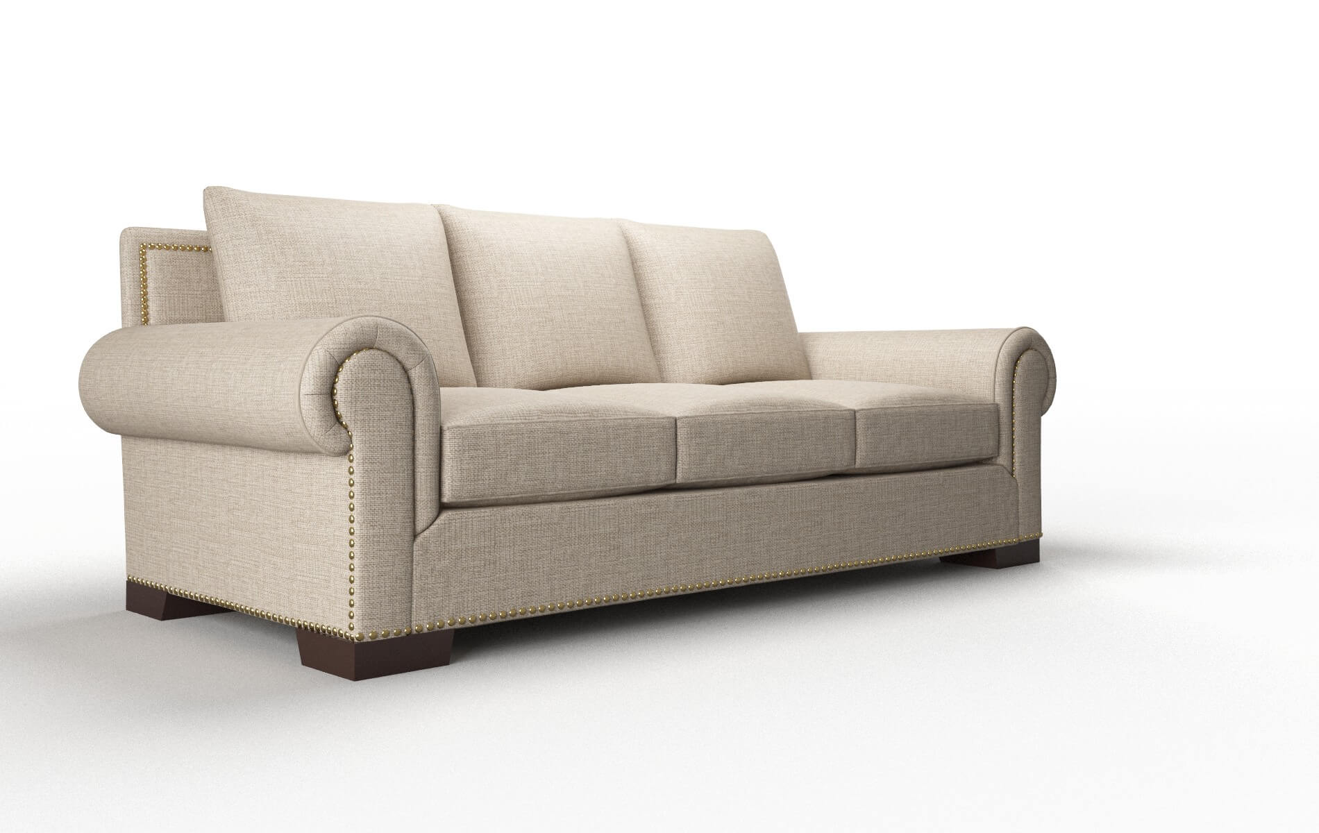 James Sosoftness 74 Sofa espresso legs 2
