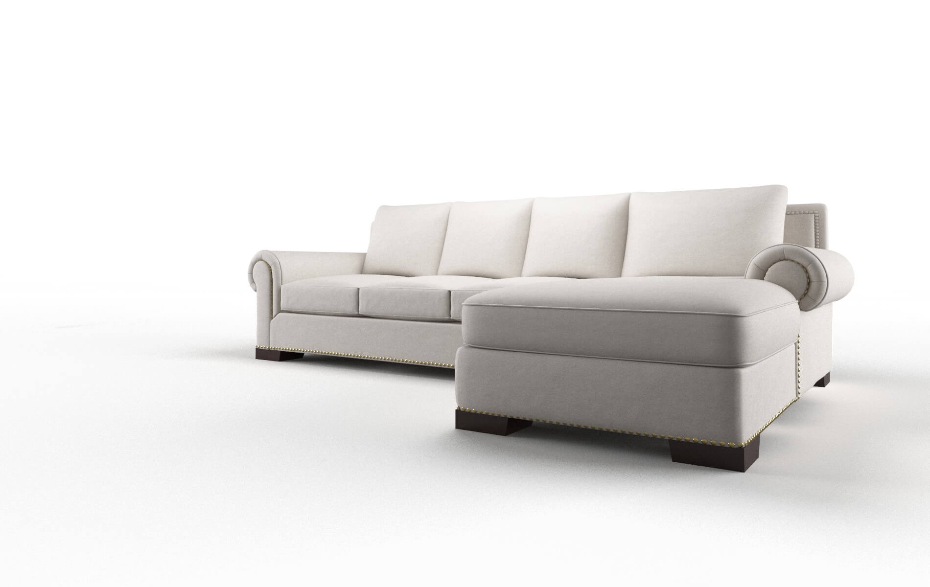 James Suave Dove Panel espresso legs 4