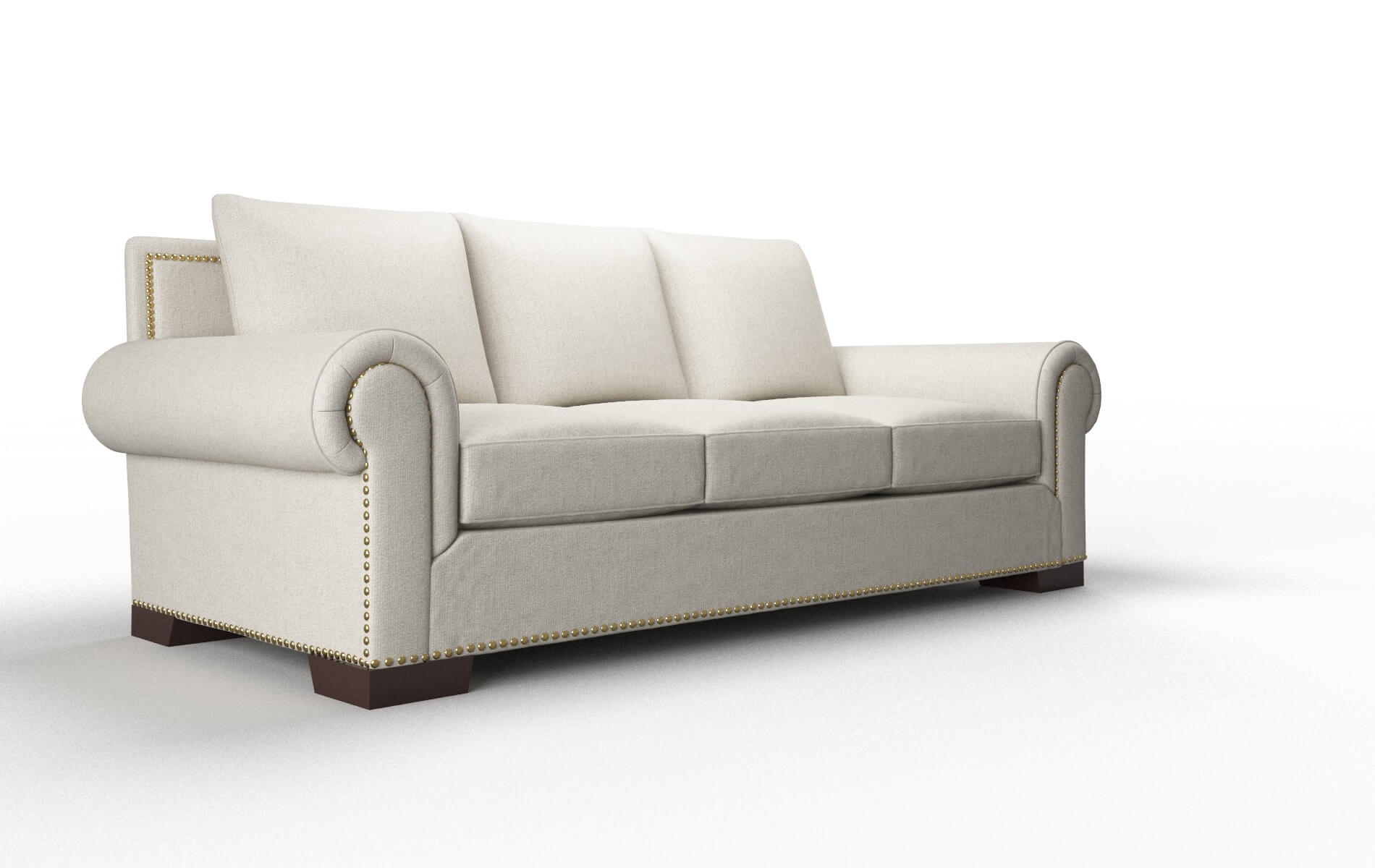 James Terrain Natural Sofa espresso legs 2